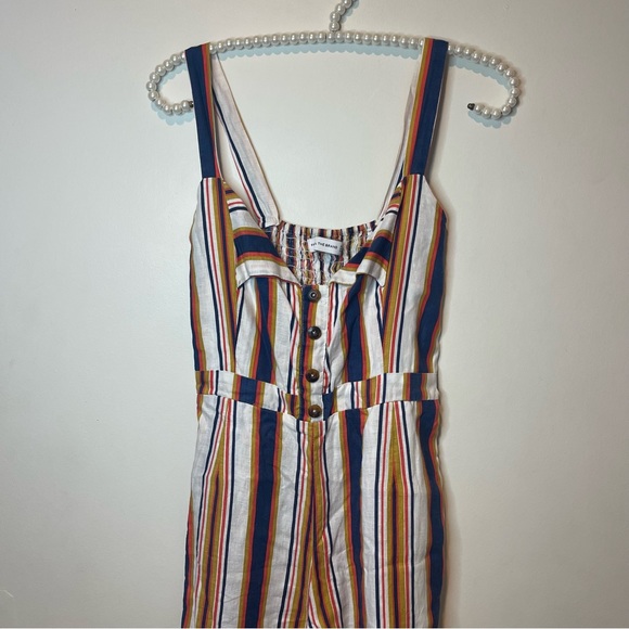 Faithful the Brand Scout Stripe Linen Jumpsuit - Picture 4 of 14